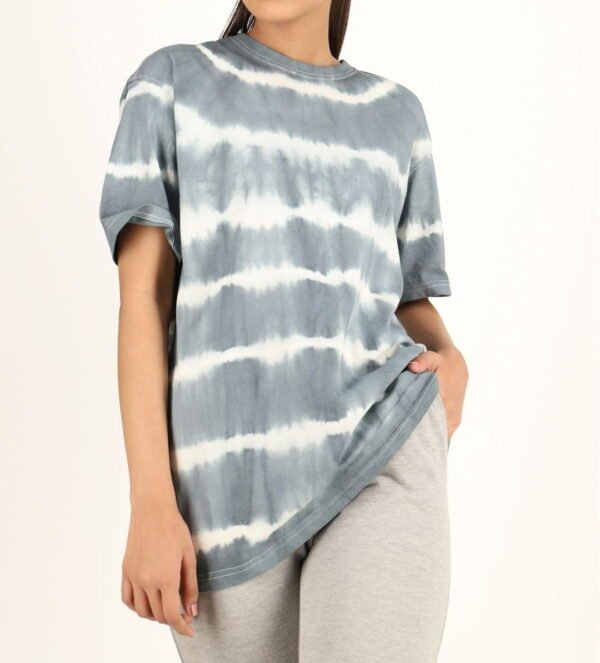 Flower Tie Dye Cotton Oversized Top for Women | TFC-WT-002 - Image 8