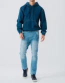 Blue Hooded Jacket for Casual Comfort | TFC-DHJM-004