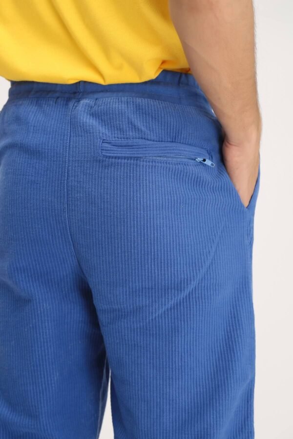 Blue 100% Cotton Knitted Trouser For Men | TFC-TM-003 - Image 4